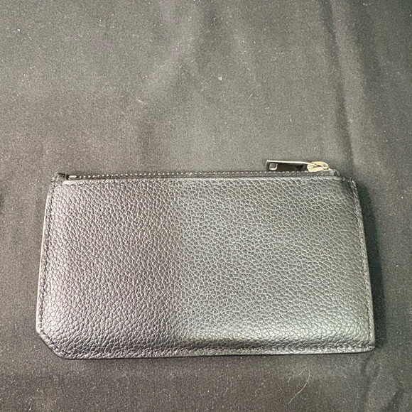 Saint Laurent Textured Black Card Wallet - Picture 4 of 6